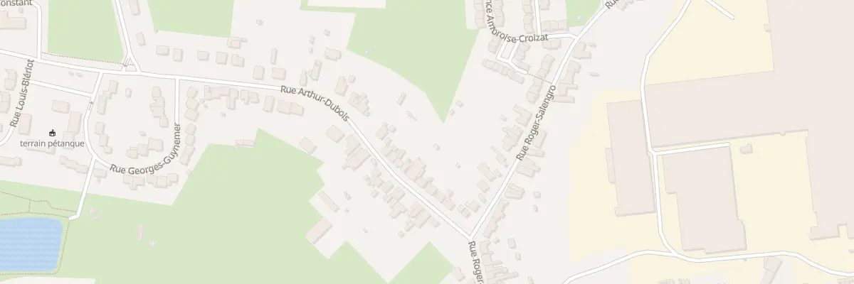 Plan du 12 Rue Arthur Dubois à Feignies