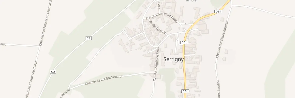 Plan du 4 Imp de Fleys à Serrigny
