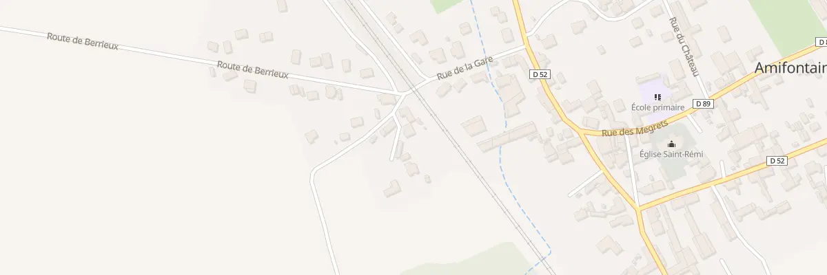 Plan du 3 Rue du Marais à Amifontaine