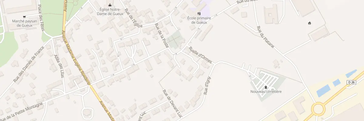 Plan du 8 Pl d’Ormes à Gueux