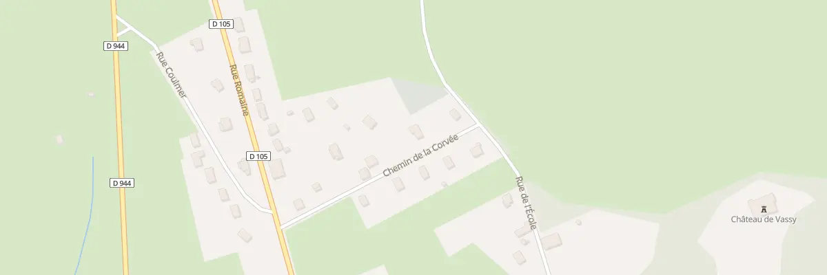 Plan du 4 Che de la Corvée à Étaule
