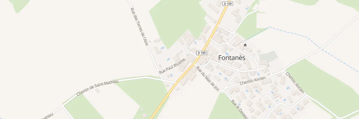 Plan du 4 Rue Paul Ricome à Fontanès