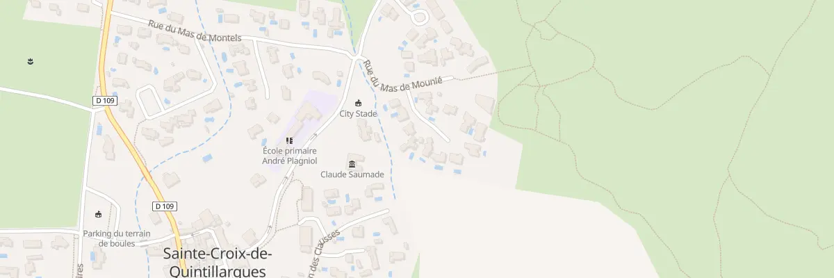 Plan du 282 Rue du Mas de Mounié à Sainte-Croix-de-Quintillargues