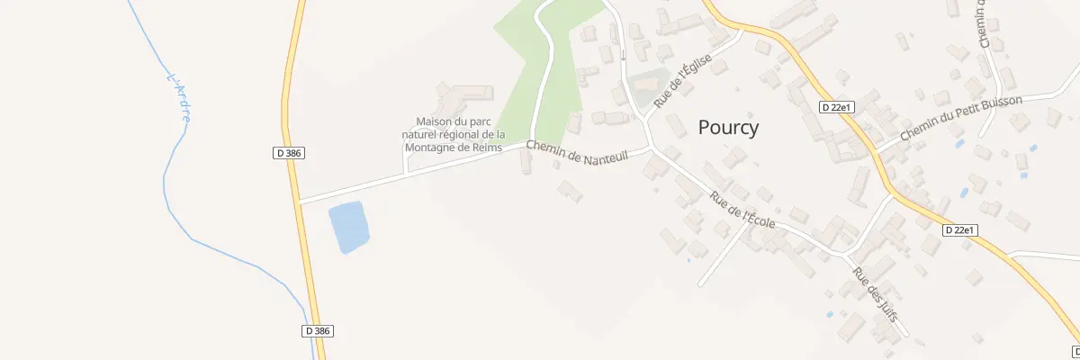 Plan du 3 Che de Nanteuil à Pourcy