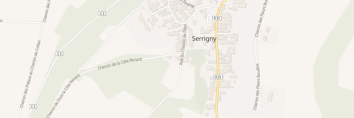 Plan du 1 Che de la Cote Renard à Serrigny