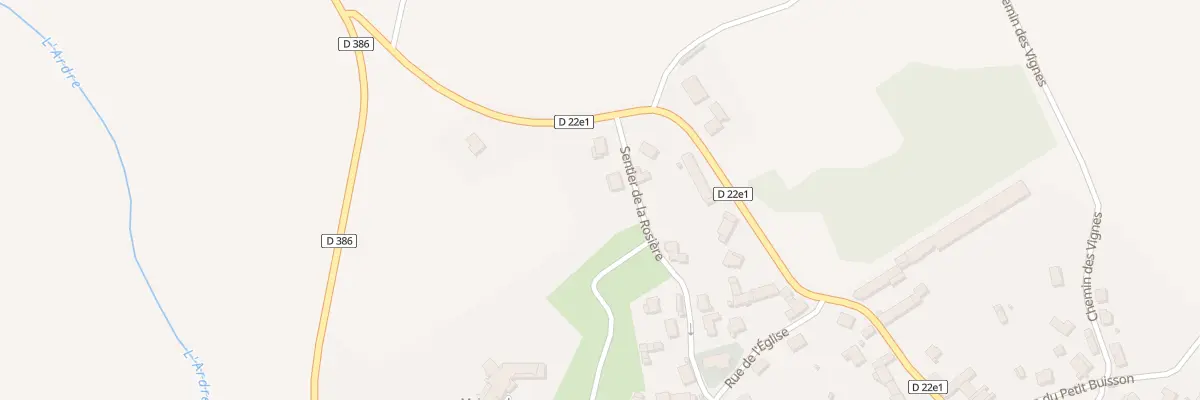 Plan du 5058 La Rosiere à Pourcy
