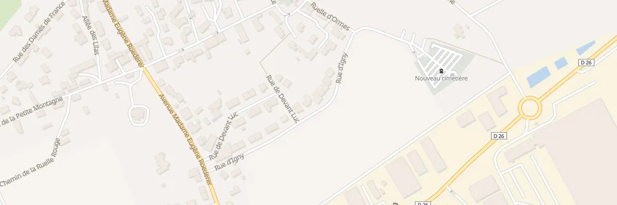 Plan du 17 Rue d’Igny à Gueux