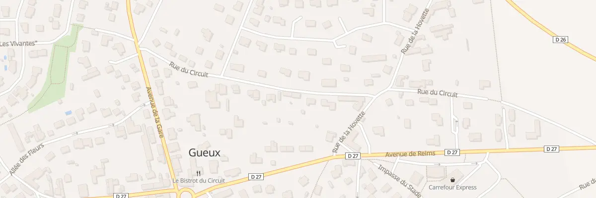Plan du 24 Rue du Circuit à Gueux