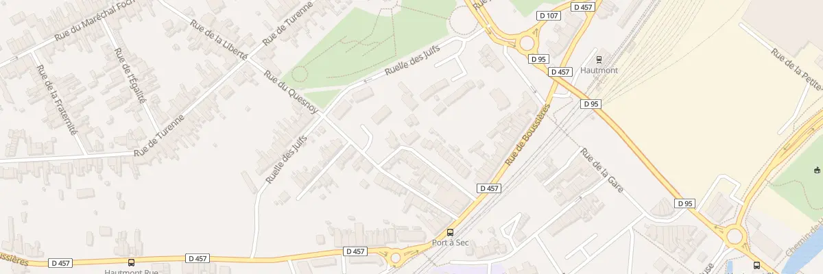 Plan du 36 Rue Saint Ansbert à Hautmont