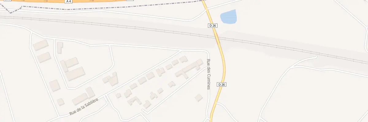 Plan du 3 Rue de la Sablière à Vrigny
