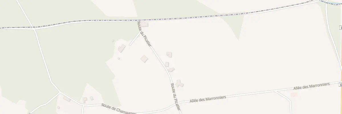 Plan du 496 Rte du Picatier à Saint-Haon-le-Vieux