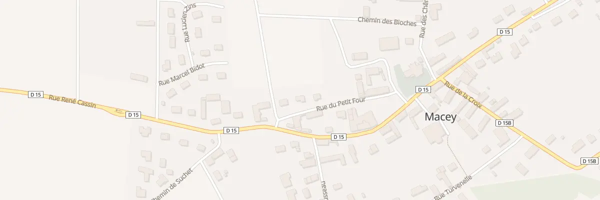 Plan du 2 Rue du Petit Four à Macey
