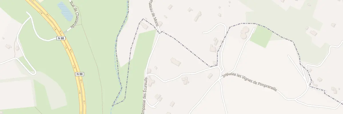 Plan du 5001 Che de Farnier au Puy-en-Velay