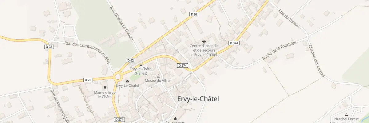 Plan du 25 Bd des Grands Fossés à Ervy-le-Châtel