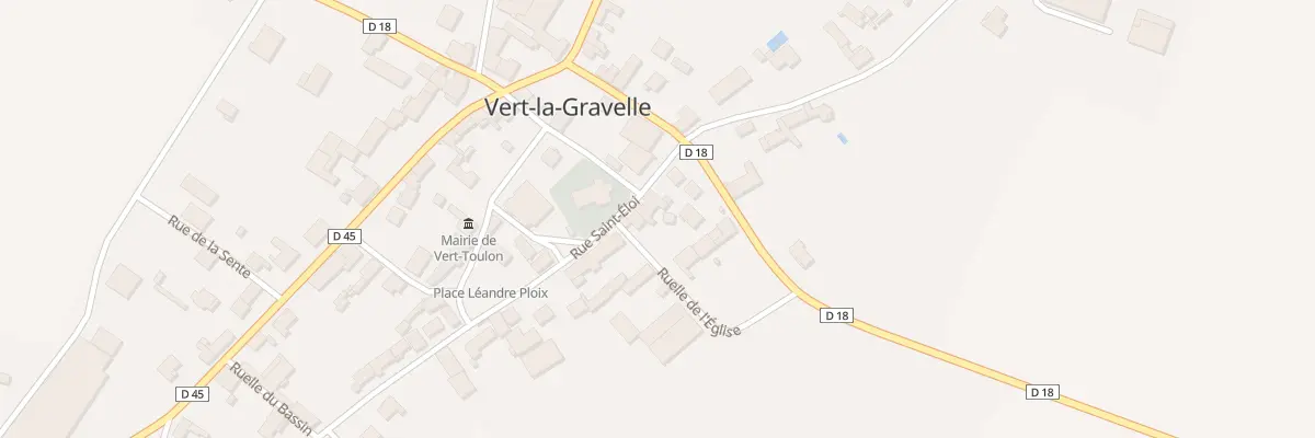 Plan du 3 Rue de Saint Eloi à Vert-Toulon