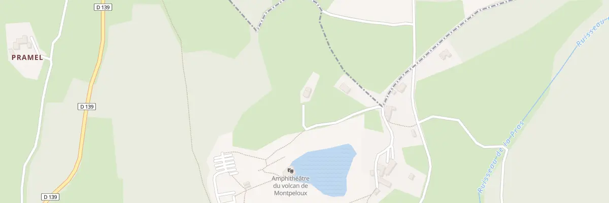 Plan du 5257 Montpeloux à Saillant