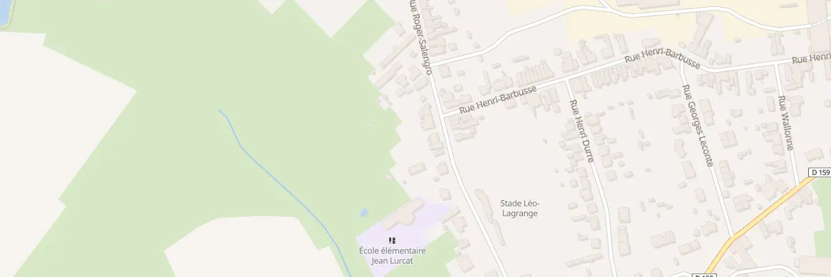 Plan du 51 Rue Roger Salengro à Feignies