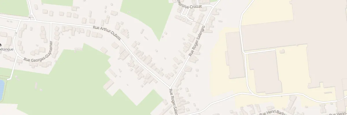 Plan du 75 Rue Roger Salengro à Feignies