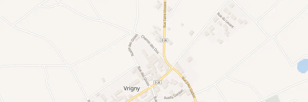 Plan du 28 Rue St Vincent à Vrigny