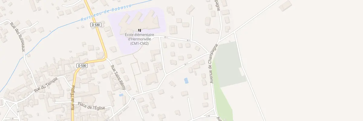 Plan du 15 Rue de Luxembourg à Hermonville
