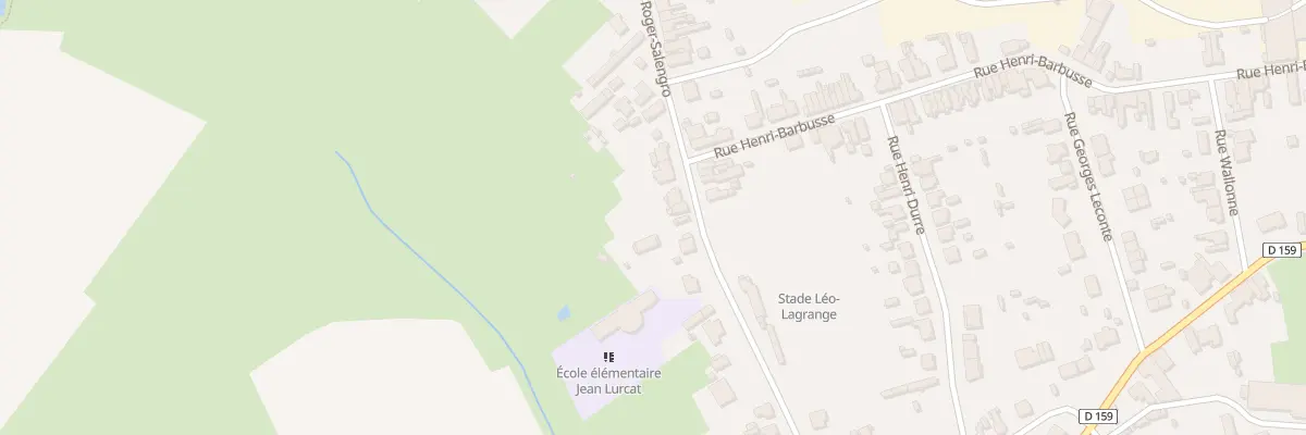 Plan du 49 Rue Roger Salengro à Feignies