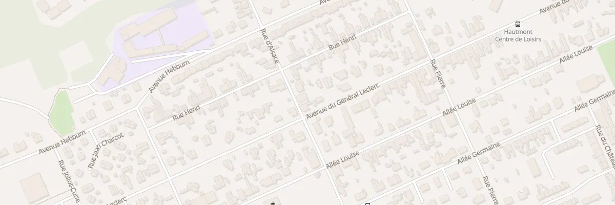 Plan du 46 Rue d’Alsace à Hautmont
