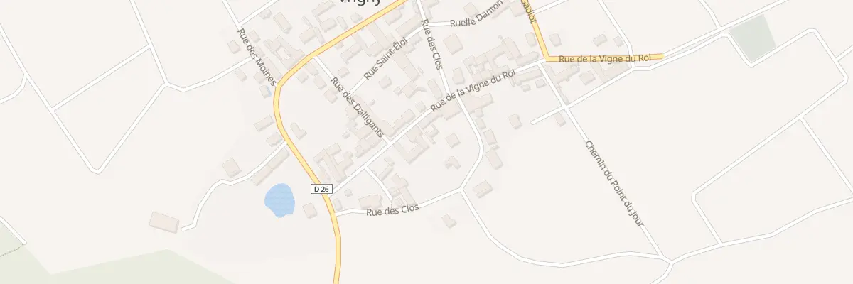 Plan du 19 Rue de la Vigne du Roy à Vrigny