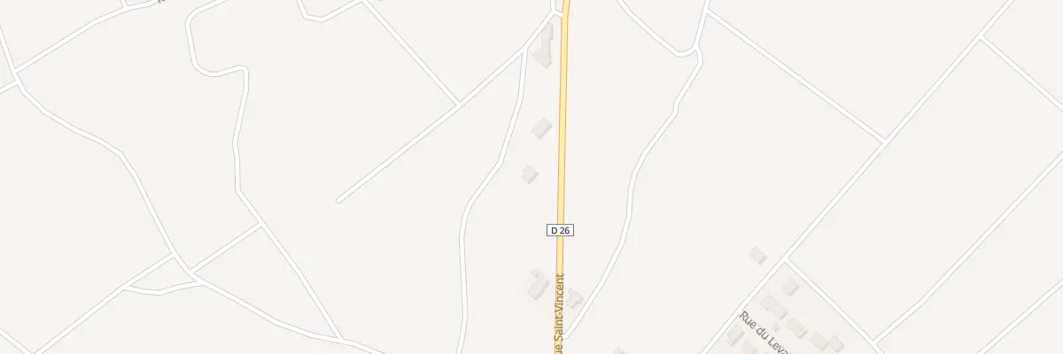 Plan du 8 Rue St Vincent à Vrigny