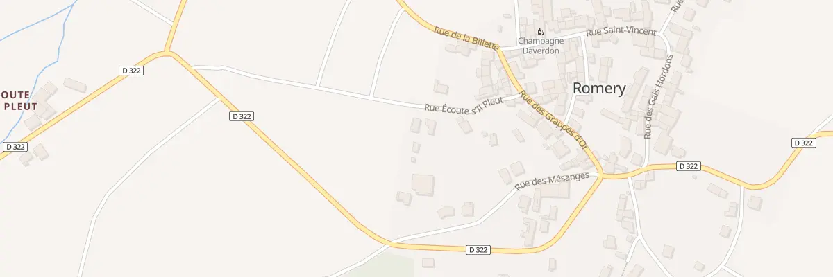 Plan du 3 Rue Ecoute S Il Pleut à Romery
