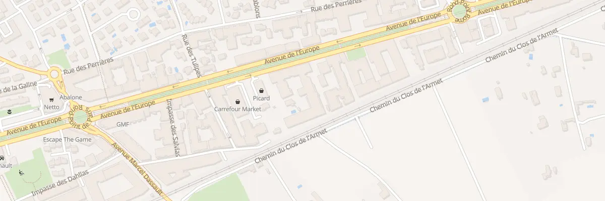 Plan du 1444 Av de l’Europe à Castelnau-le-Lez