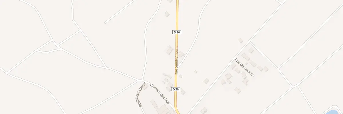 Plan du 16 Rue St Vincent à Vrigny