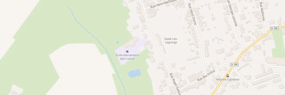 Plan du 39 Rue Roger Salengro à Feignies