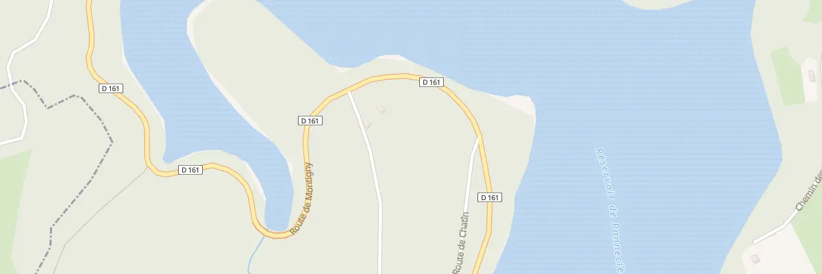 Plan du 40 Rte de Montigny à Chaumard