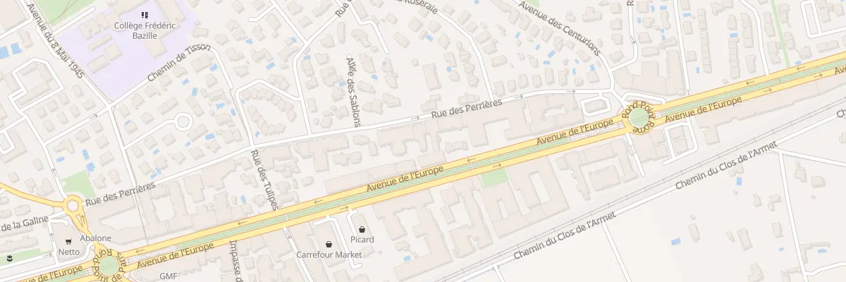 Plan du 14 Rue des Perrières à Castelnau-le-Lez
