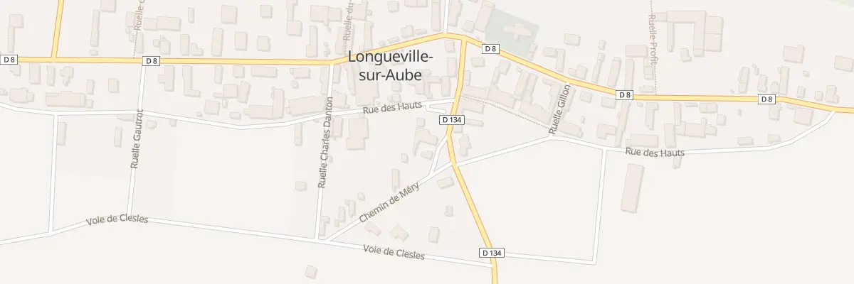 Plan du 10 Rue du Calvaire à Longueville-sur-Aube