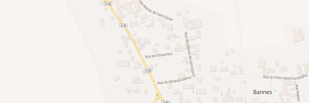 Plan du 3 Rue de l’Empereur à Bannes