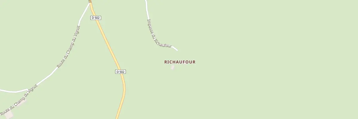 Plan du 1 Imp du Richaufour à Chiddes