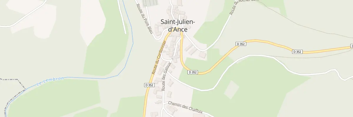 Plan du 5005 Le Bourg à Saint-Julien-d’Ance