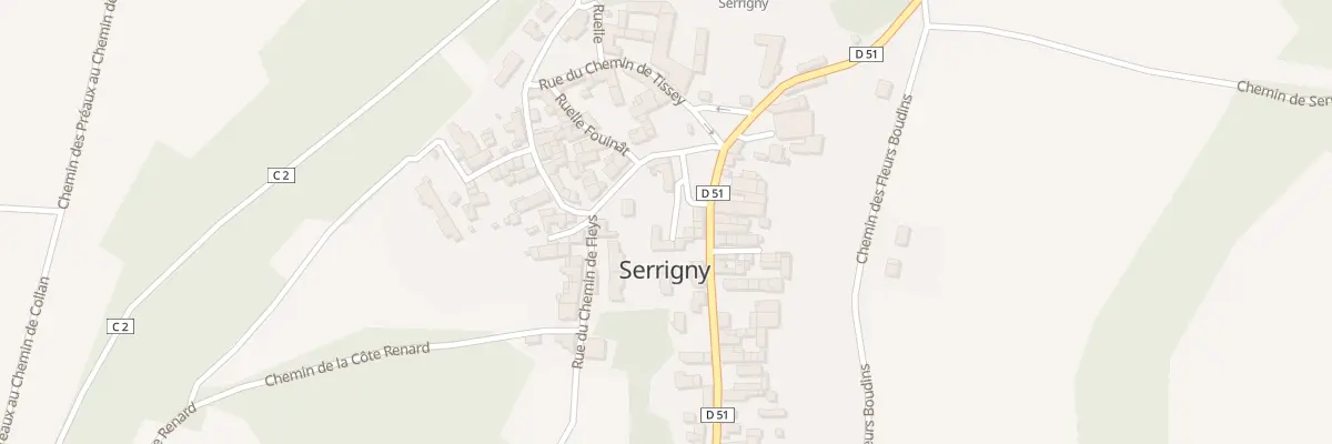 Plan du 2 Pl de la Fontaine à Serrigny