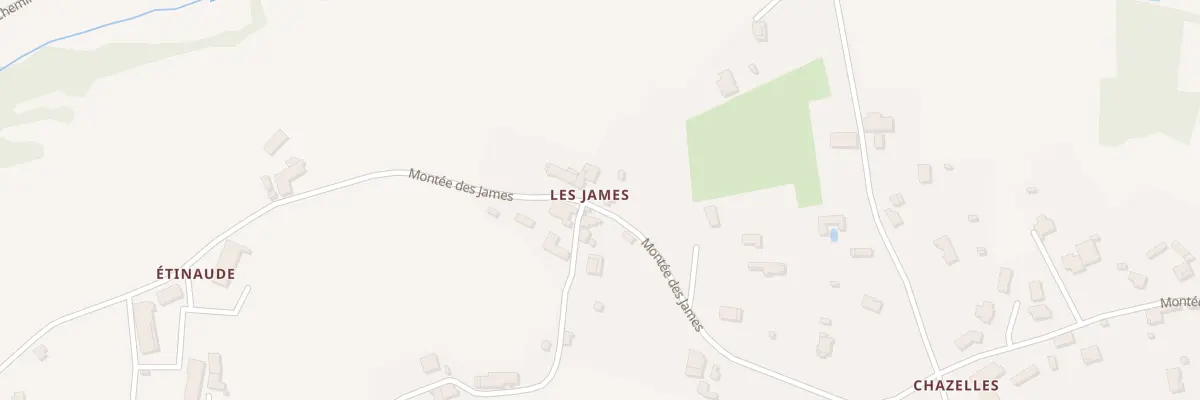 Plan du 352 Mte des James à Renaison