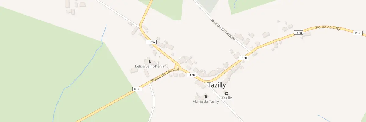 Plan du 29 Le Bourg à Tazilly