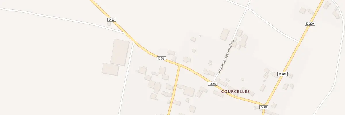 Plan du 1 Rue de l’Eglise à Angluzelles-et-Courcelles