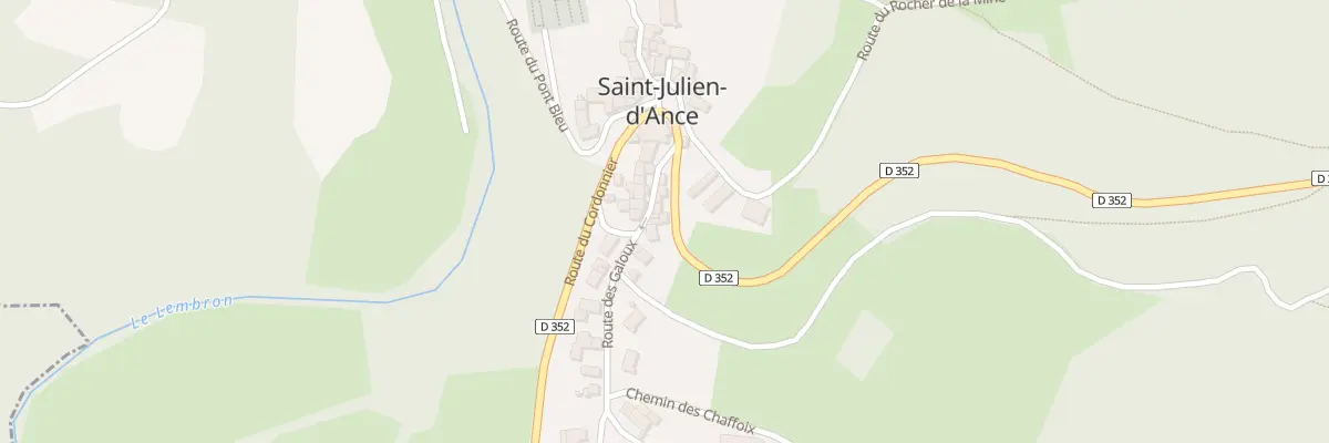 Plan du 5004B Le Bourg à Saint-Julien-d’Ance