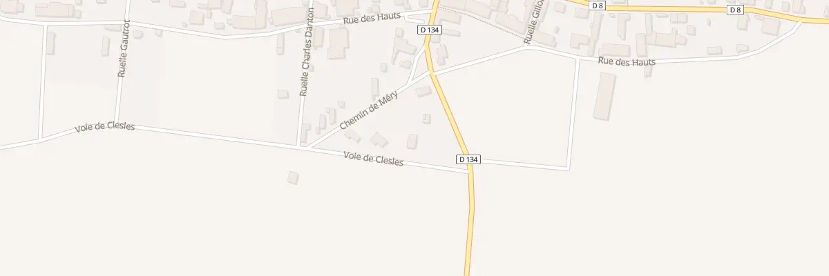 Plan du 2 Voie de Clesles à Longueville-sur-Aube