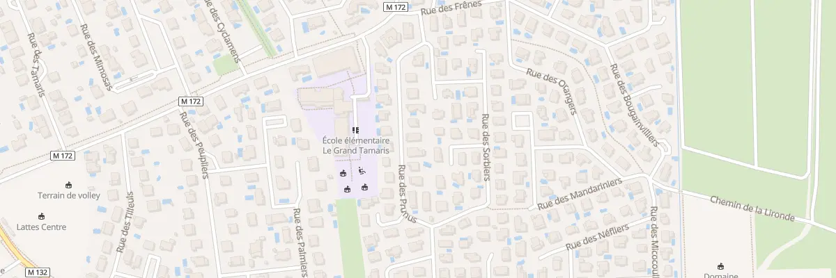 Plan du 15B Rue des Prunus à Lattes