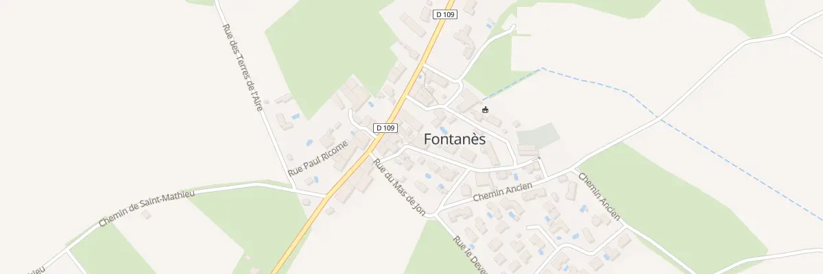 Plan du 9 Rue de l’Eglise à Fontanès
