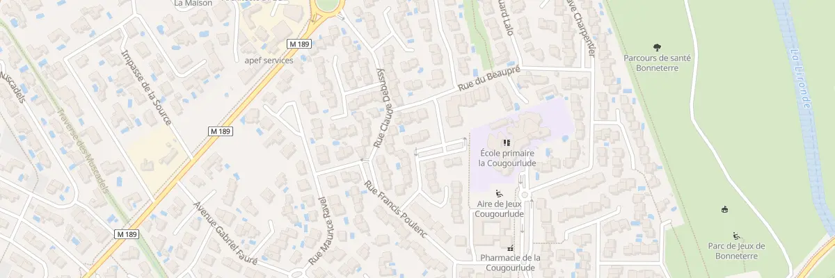 Plan du 11 Tra de la Brigantine à Lattes