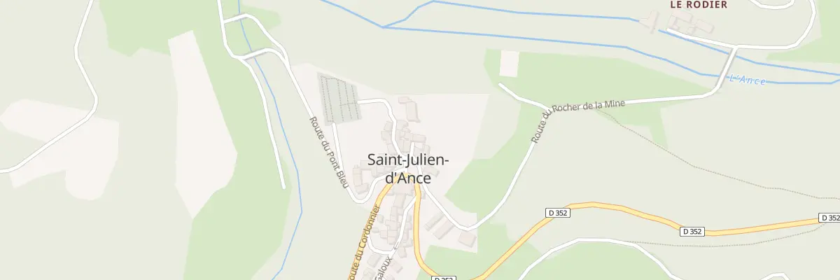 Plan du 5036A Le Bourg à Saint-Julien-d’Ance