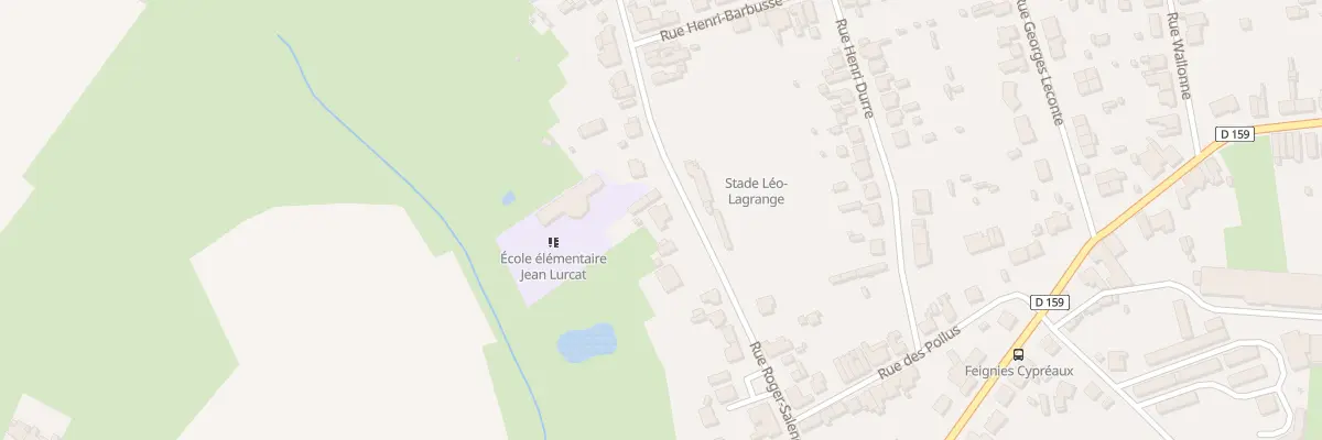 Plan du 35 Rue Roger Salengro à Feignies