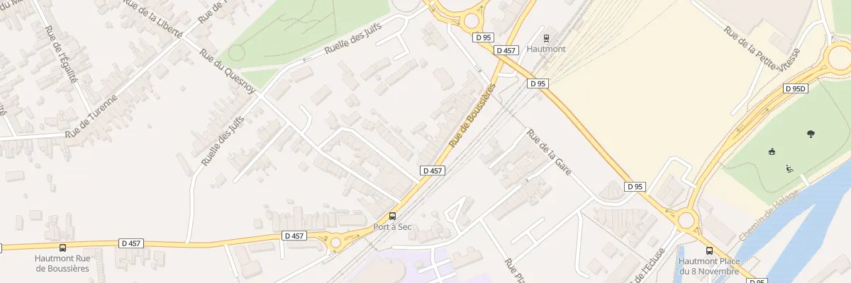 Plan du 20 Rue de Boussières à Hautmont